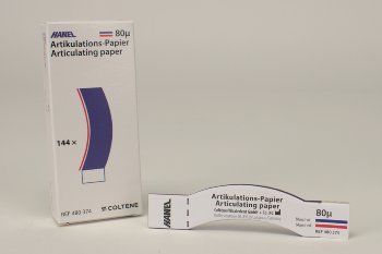 Artikulations-Papier blau/rot